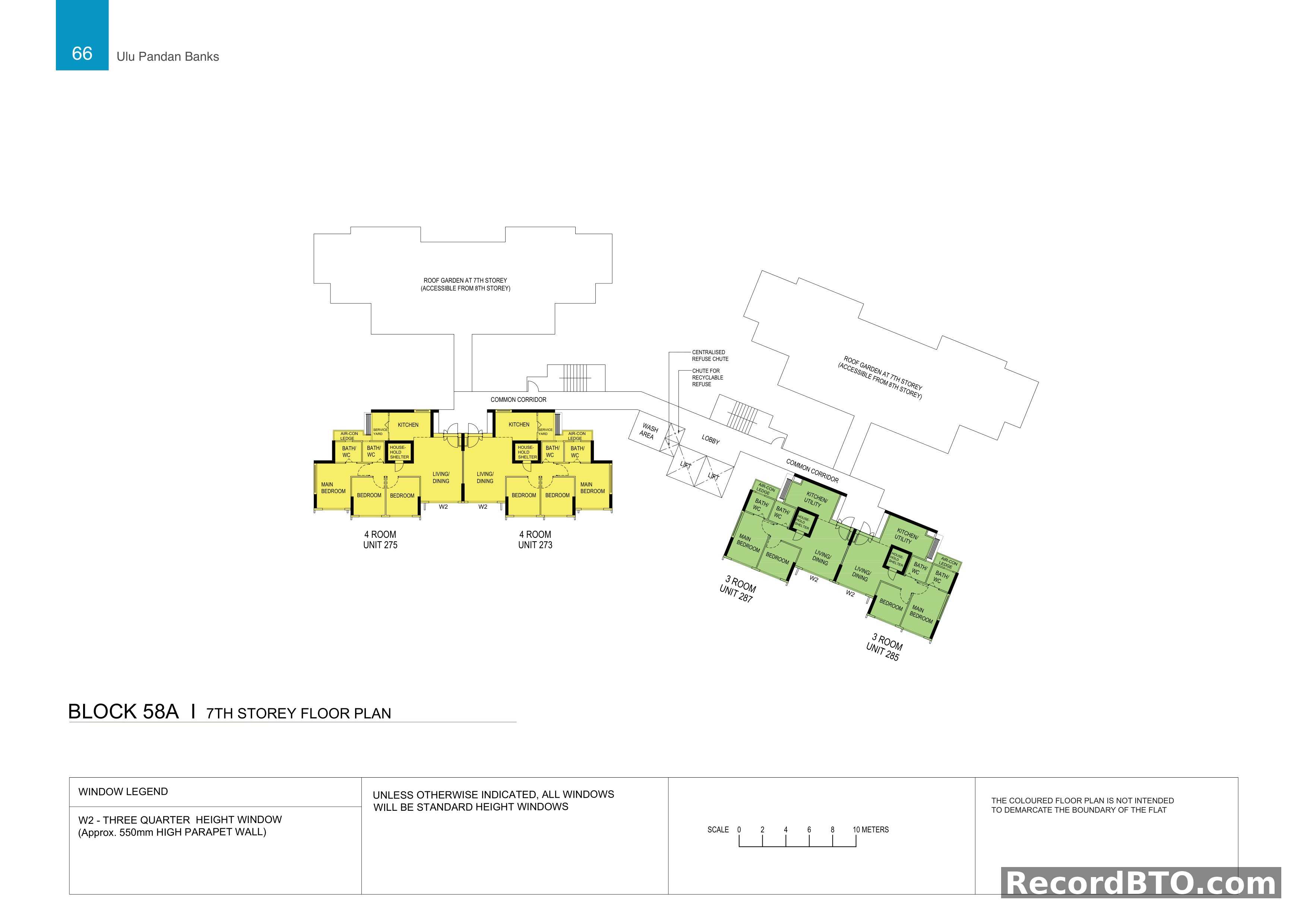Block 58A: 7th Storey Floor Plan