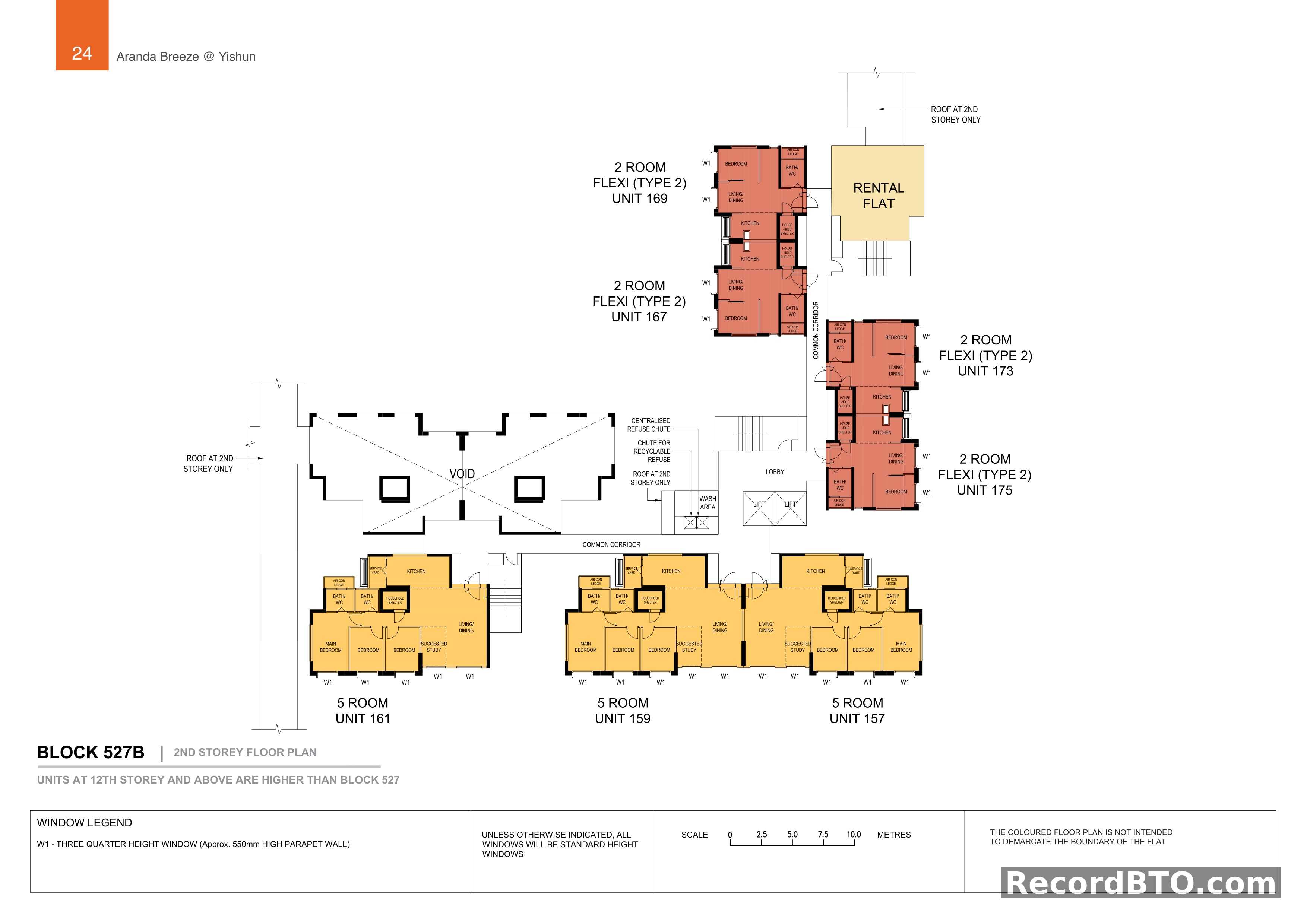 Block 527B: 2nd Storey Floor Plan