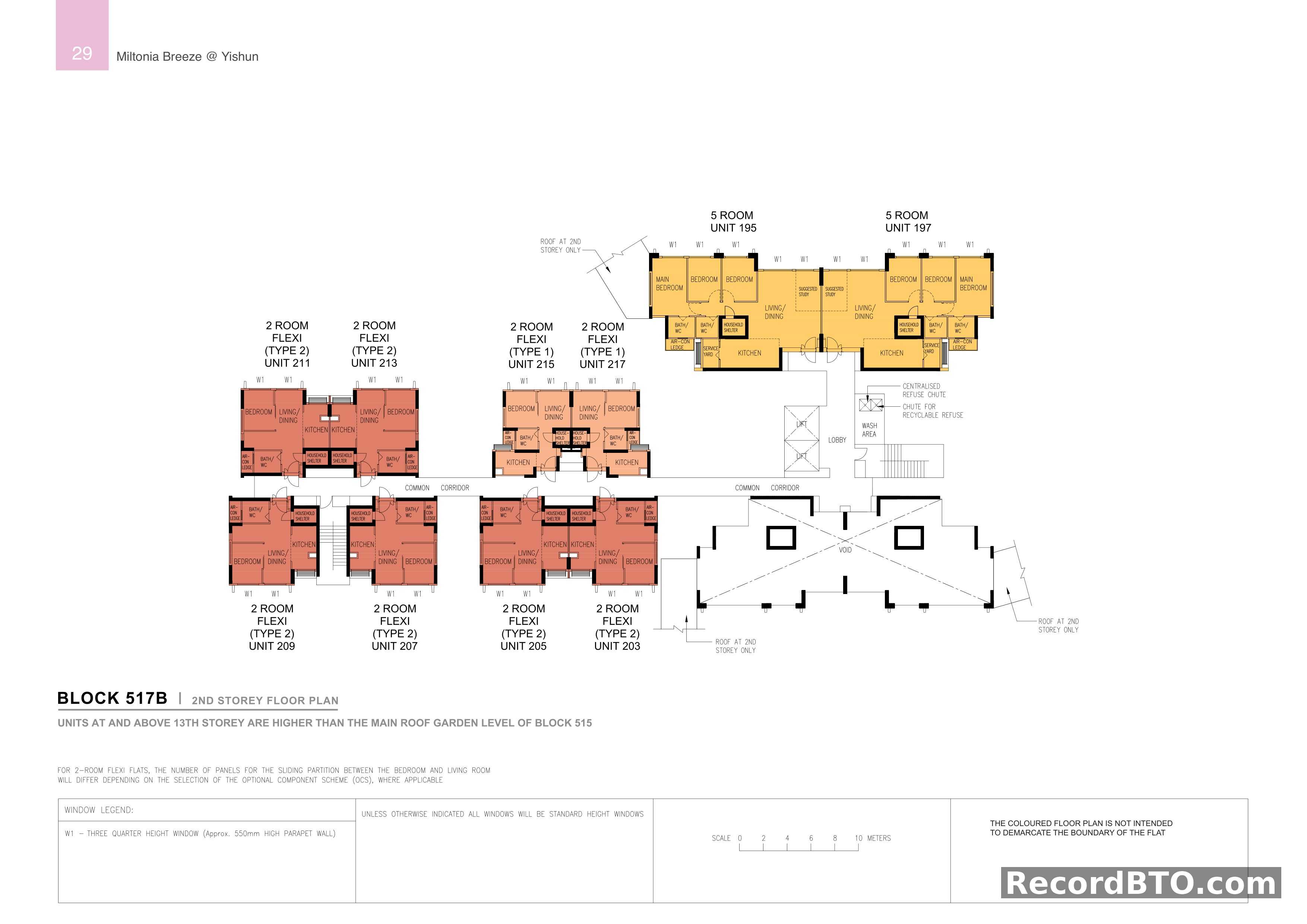 Block 517B: 2nd Storey Floor Plan