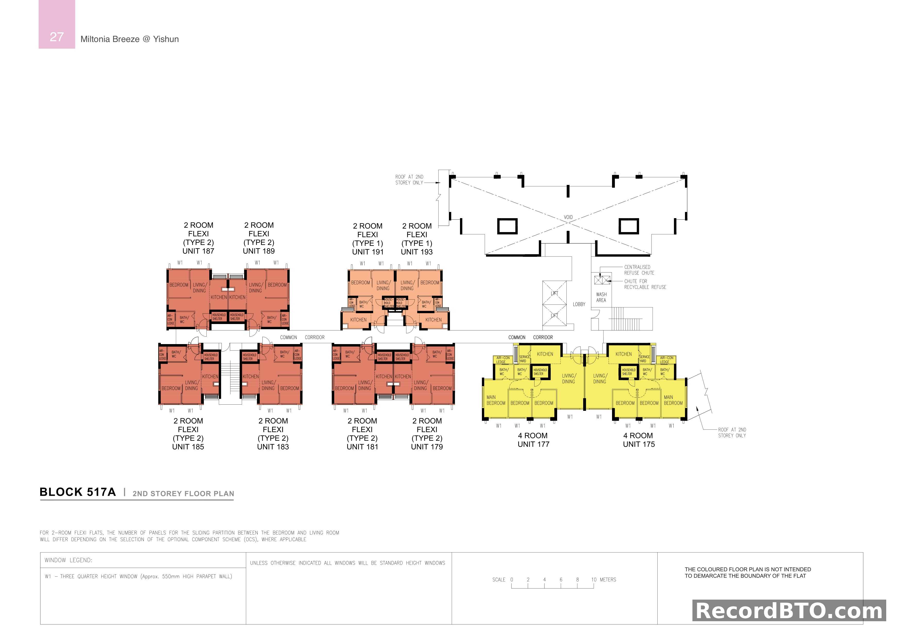 Block 517A: 2nd Storey Floor Plan