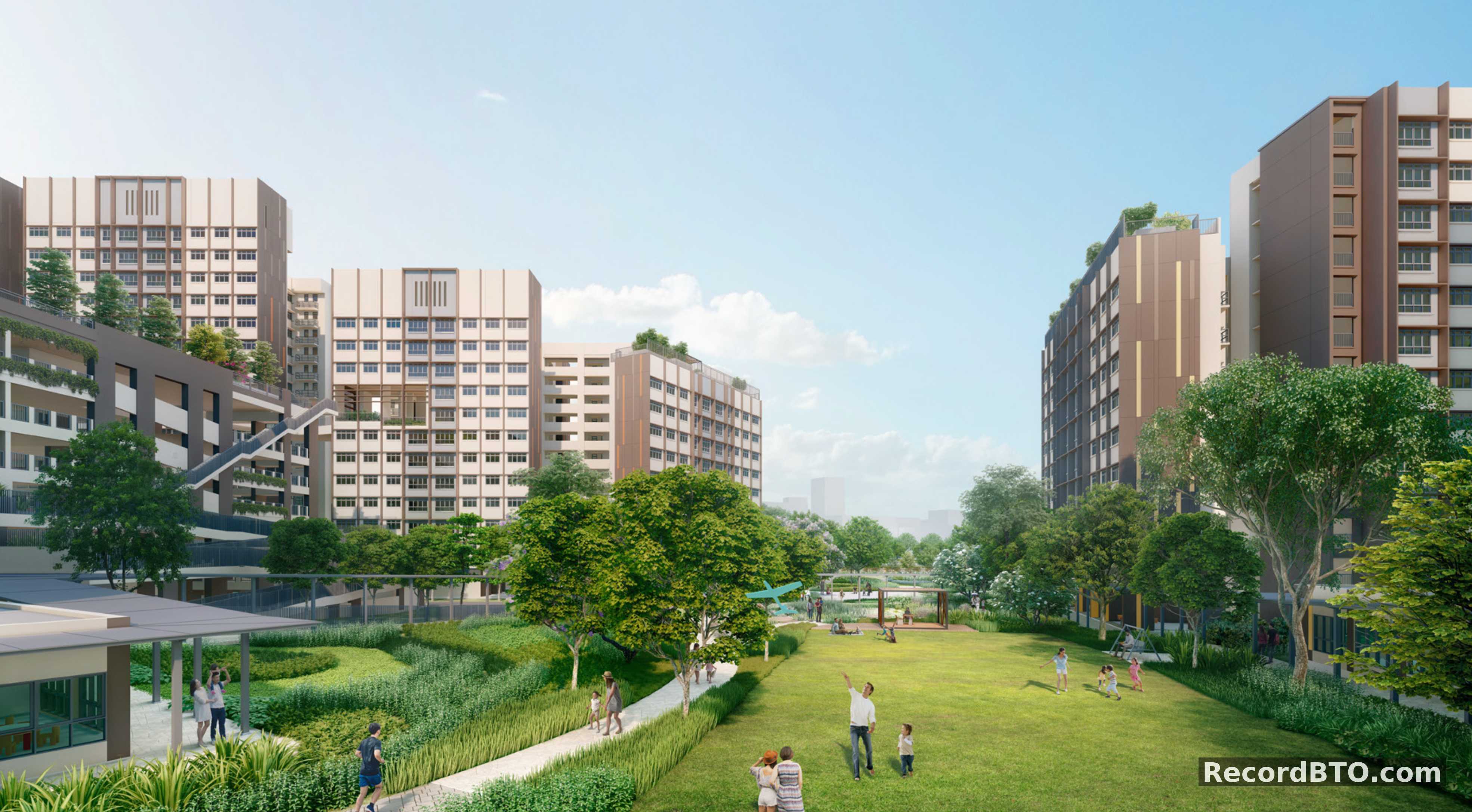 Artist's Impression: Residential Estate & Green Spaces
