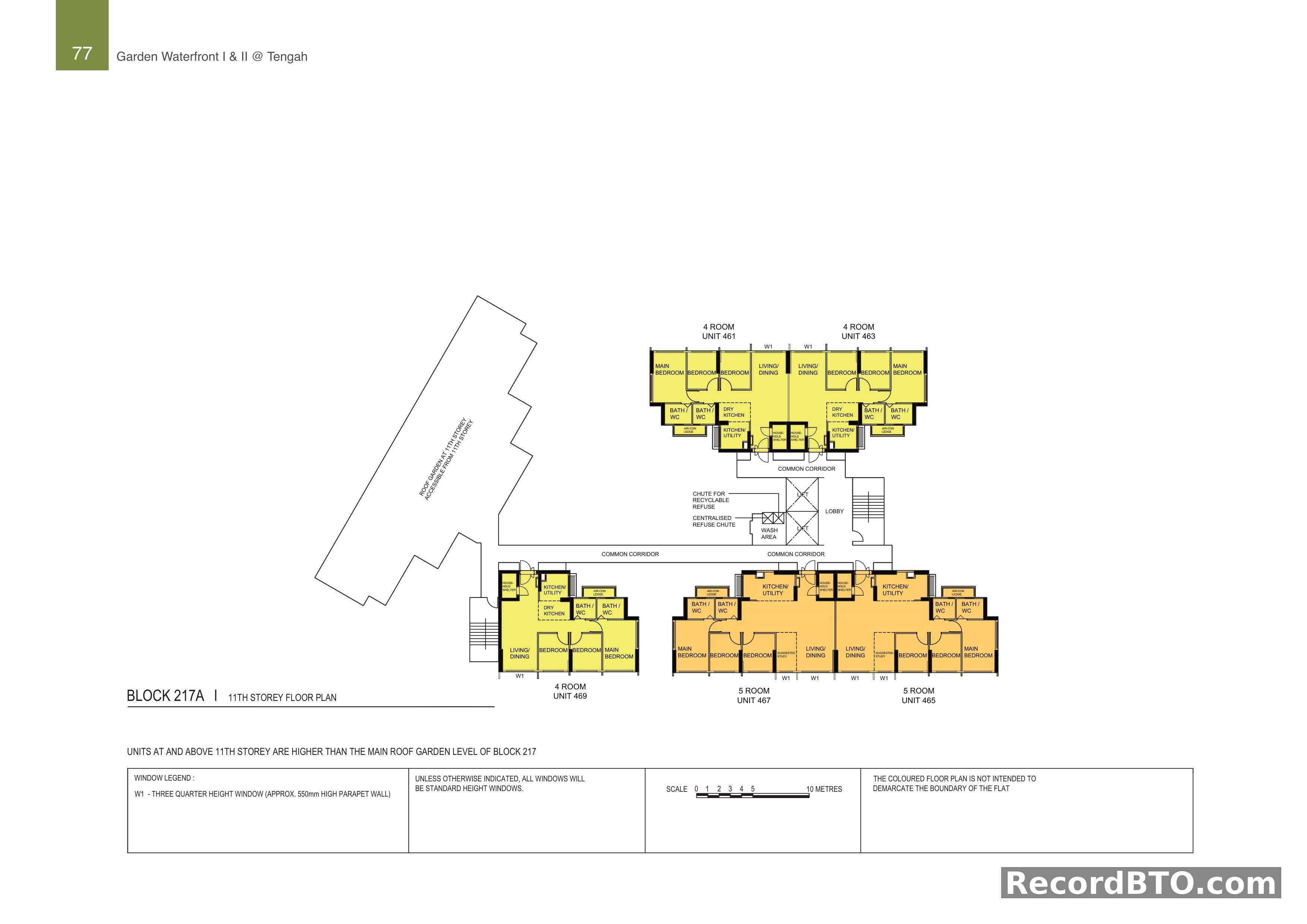 Block 217A: 11th Storey Floor Plan