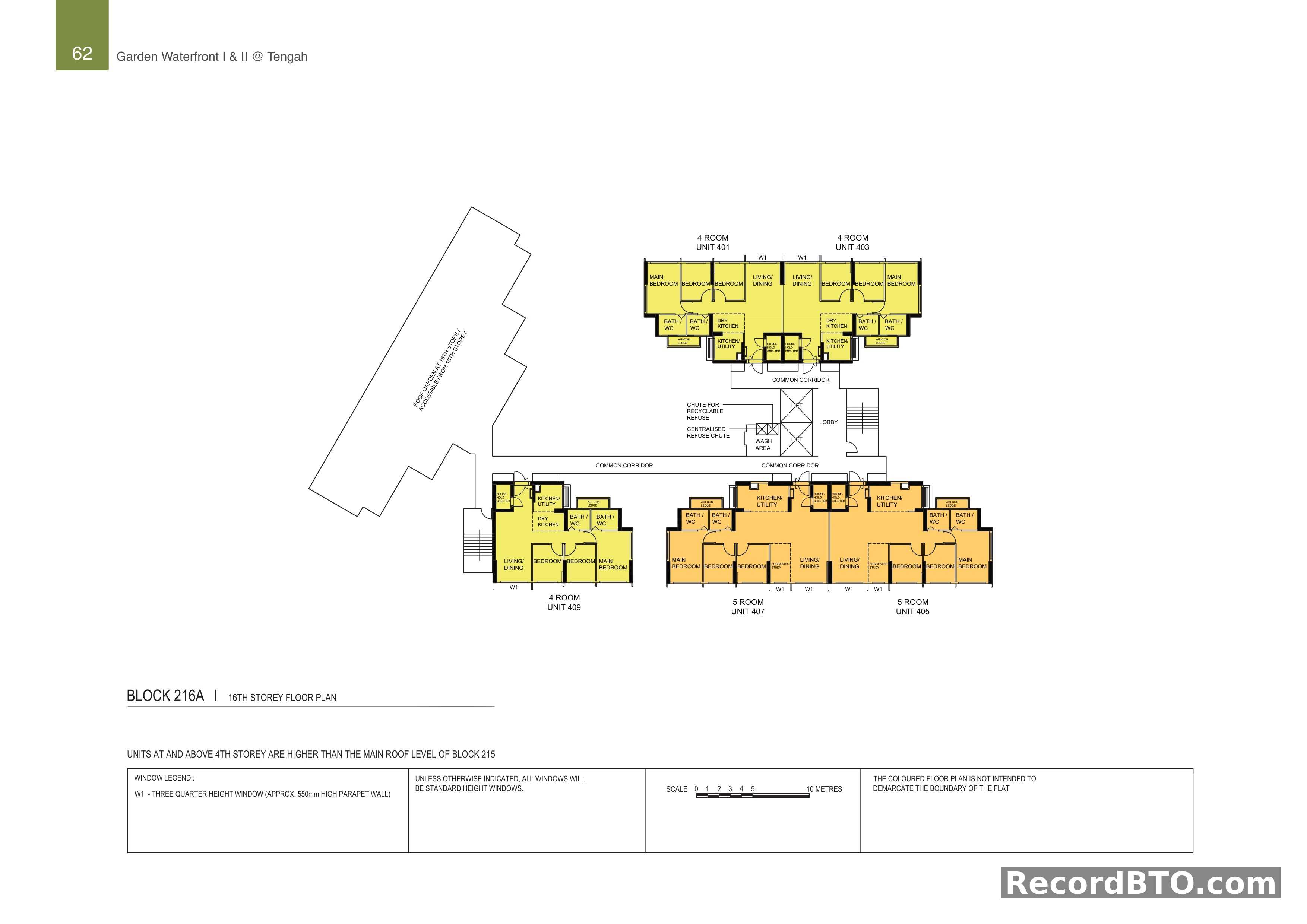 Block 216A: 16th Storey Floor Plan