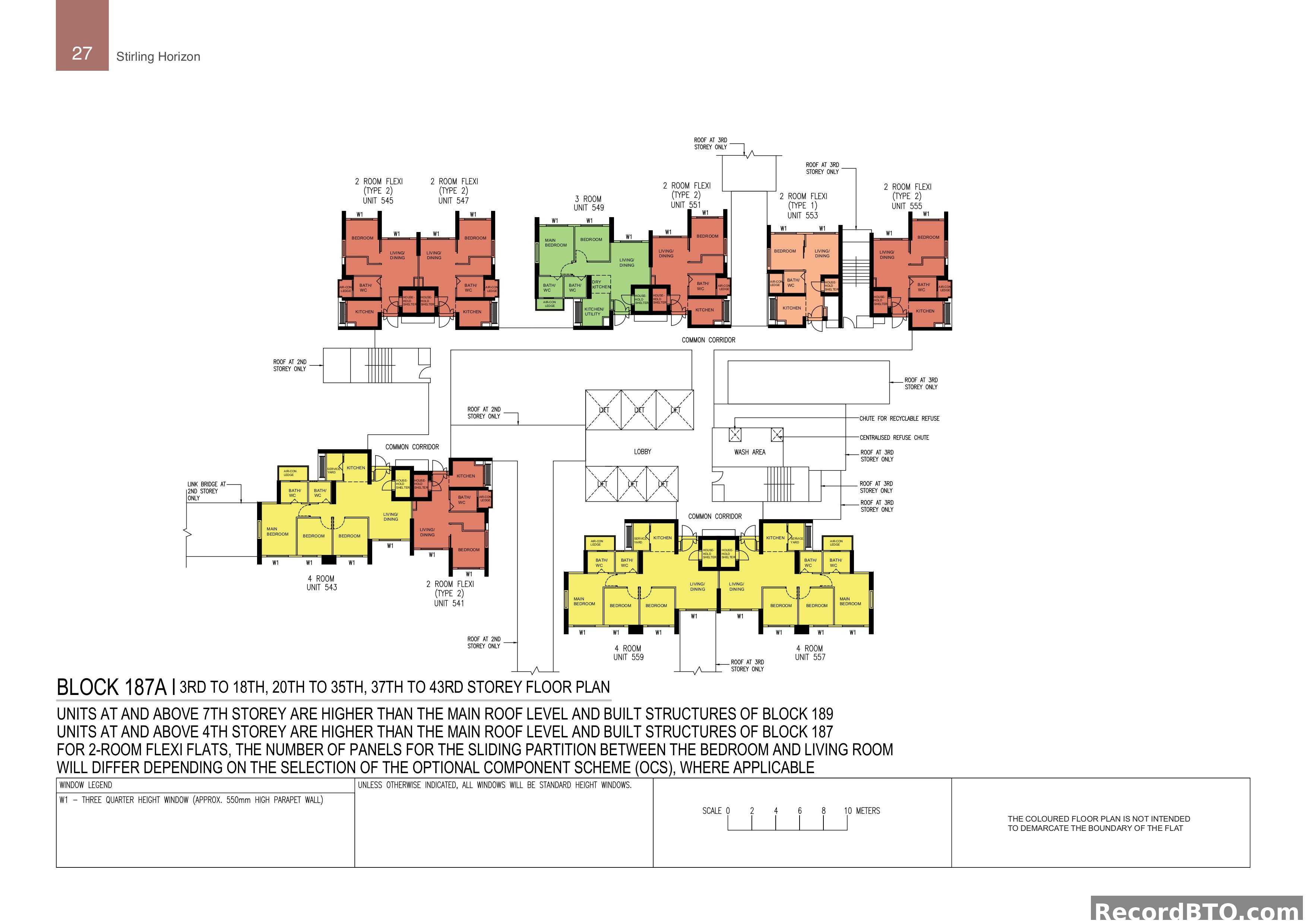 Block 187A: Multi-Storey Floor Plans & Unit Layouts