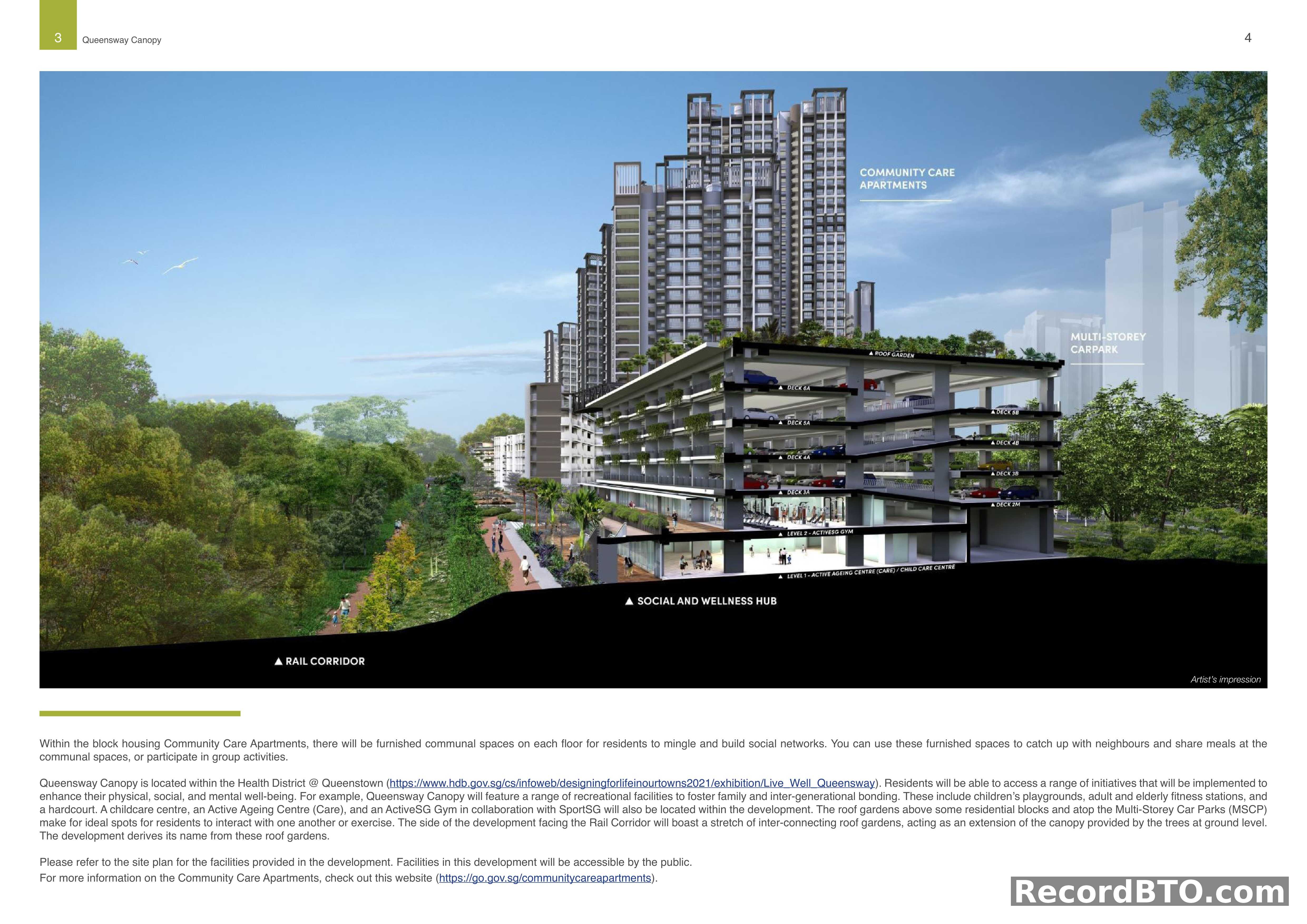 Development Overview: Integrated Facilities & Community Care Apartments