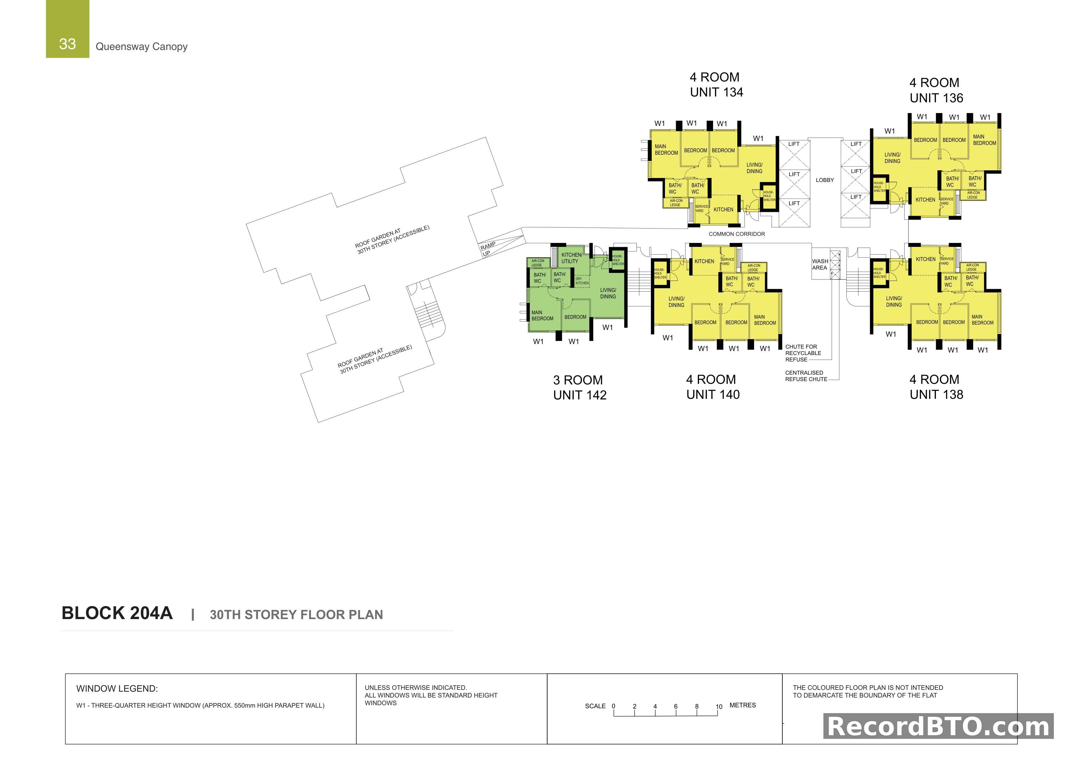 Block 204A: 30th Storey Floor Plan